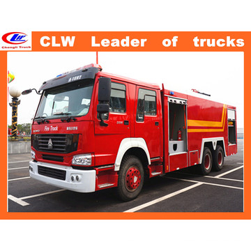 6 * 4 camions de lutte contre l&#39;incendie Sinotruk Steyr